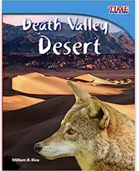 Time For Kids Death Valley Desert William B Rice