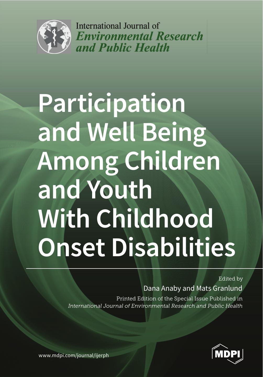 Participation And Well Being Among Children And Youth With Childhood Onset Disabilities Dana Anaby