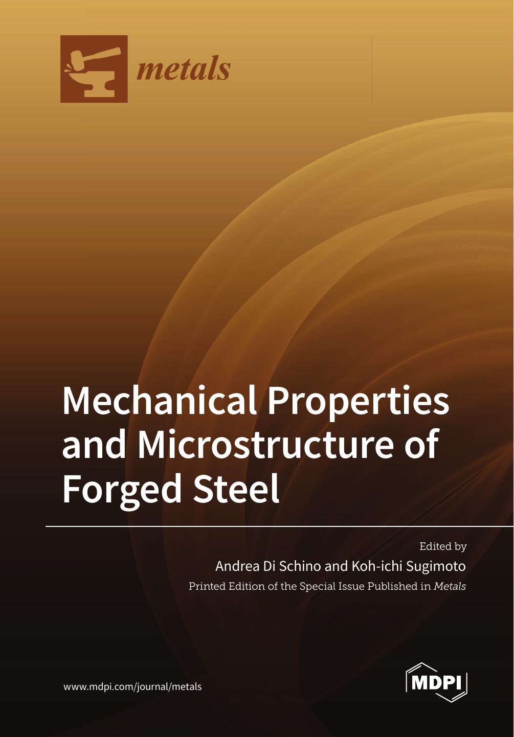 Mechanical Properties And Microstructure Of Forged Steel Kohichi Sugimoto