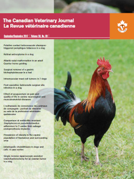 The Canadian Veterinary Journal September 2017 Canadian Veterinary Medical Association