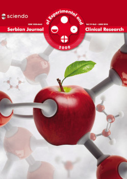Serbian Journal Of Experimental And Clinical Research June 2018 Nebojsa Arsenijevic