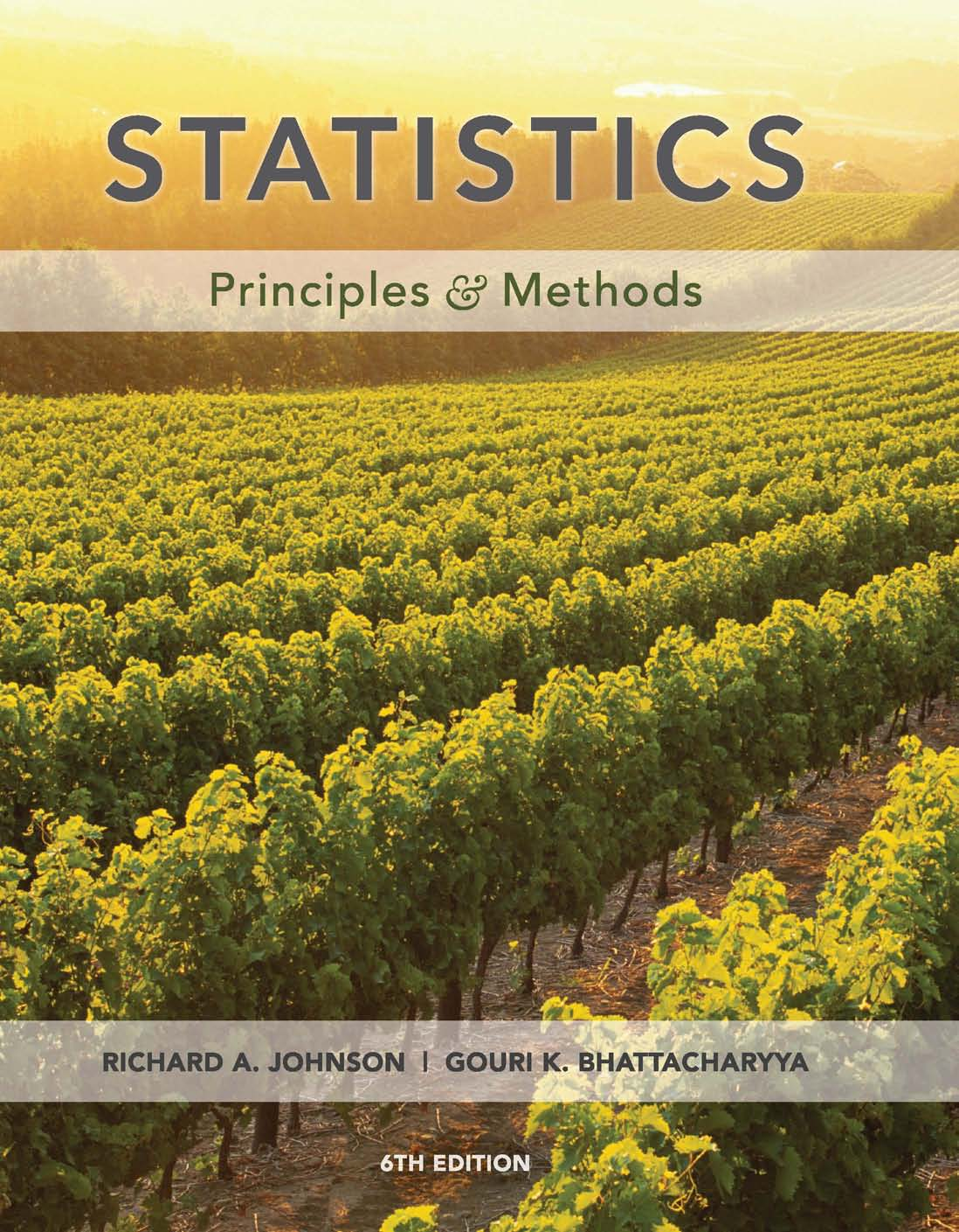 Statistics Richard A Johnson Gouri K Bhattacharyya