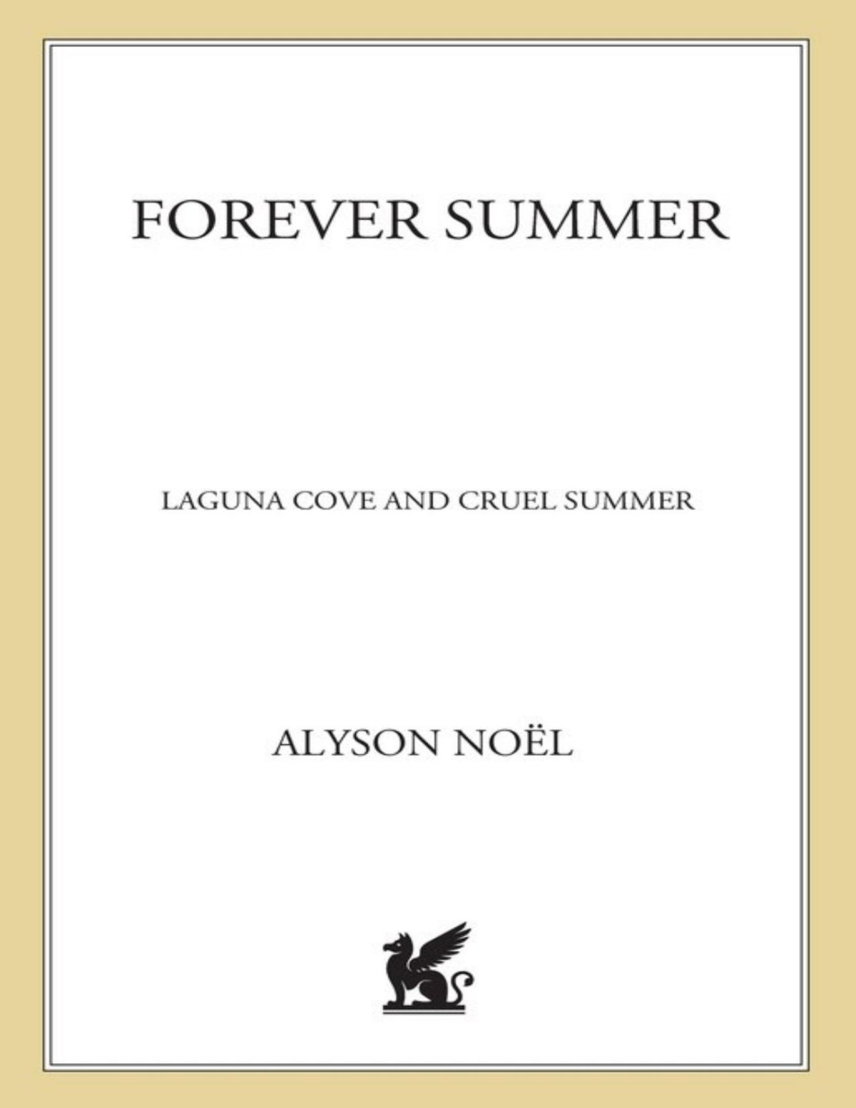 Forever Summer Alyson Noël