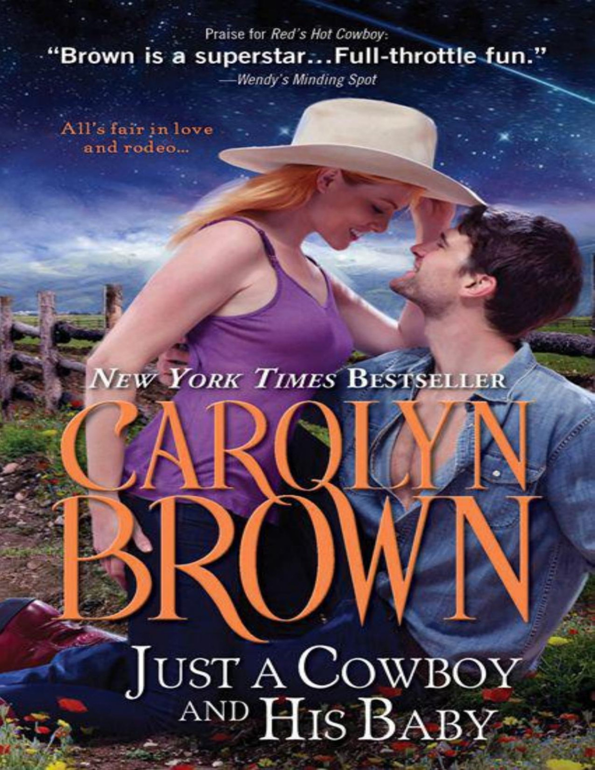 Just A Cowboy And His Baby Spikes Spurs Brown Carolyn