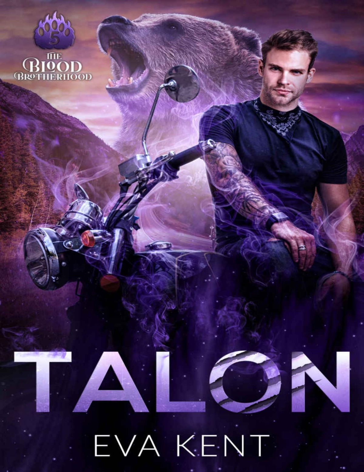 Talon A Bear Shifter Biker Standalone Romance The Blood Brotherhood Book 5 Eva Kent