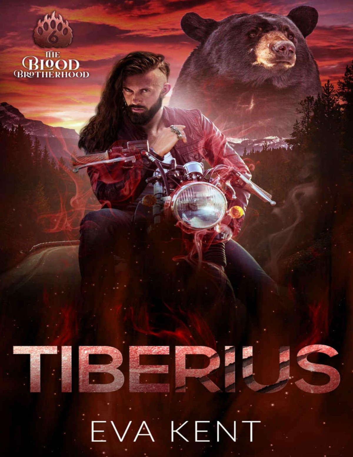 Tiberius A Standalone Bear Shifter Biker Romance The Blood Brotherhood Book 6 Eva Kent