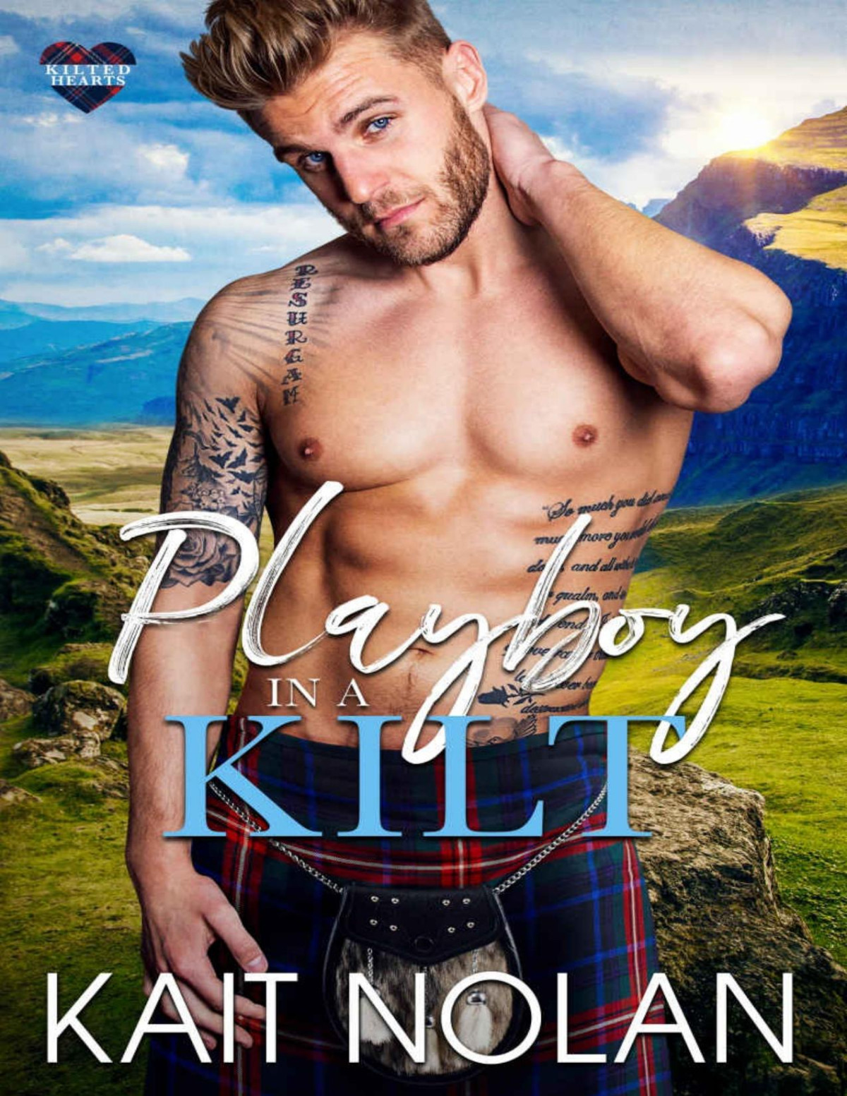 Playboy In A Kilt An Opposites Attract Fake Engagement Small Town Scottish Romance Kilted Hearts Book 3 Kait Nolan