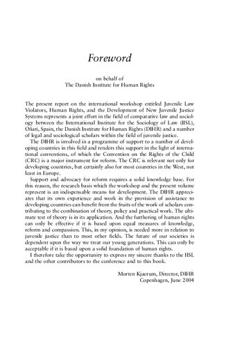 Juvenile Law Violators Human Rights And The Development Of New Juvenile Justice Systems Eric L Jensen Jrgen Jepsen Editors