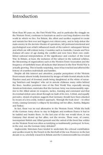 The First World War The Western Front 19141916 Peter Simkins