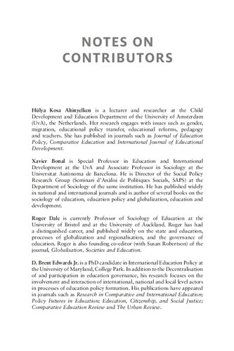 Global Education Policy And International Development New Agendas Issues And Policies Antoni Verger Mario Novelli Hlya Kosar Altinyelken Editors