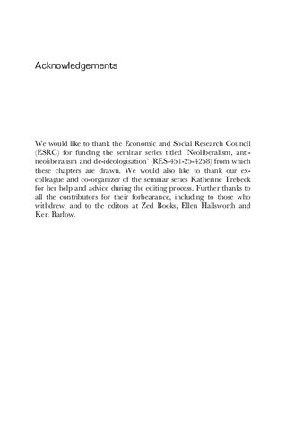 Rise And Fall Of Neoliberalism The Collapse Of An Economic Order Kean Birch Vlad Mykhnenko Editors