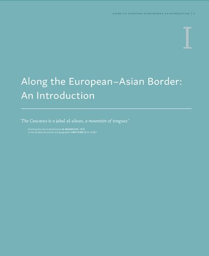 History Of The Caucasus Volume 1 At The Crossroads Of Empires Christoph Baumer