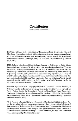 Globalization Theory And Practice Eleonore Kofman Gillian Youngs Editors