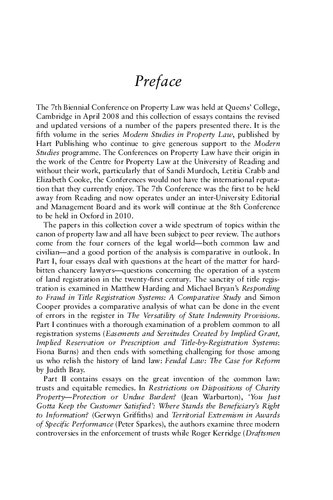Modern Studies In Property Law Volume 5 Martin Dixon Editor