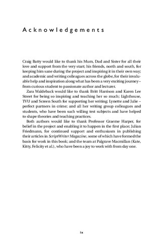 Writing For The Screen Creative And Critical Approaches Craig Batty Zara Waldeback