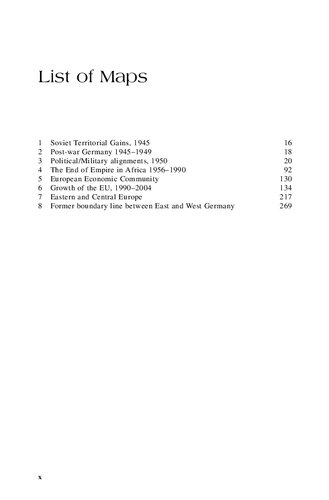 Europe Since 1945 A Concise History J Robert Wegs Robert Ladrech
