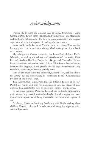 The Constitution Of The Republic Of Austria A Contextual Analysis 1 Manfred Stelzer