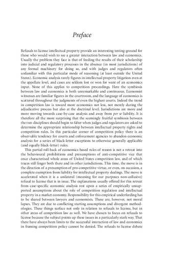 Refusals To License Intellectual Property Testing The Limits Of Law And Economics Ian Eagles Louise Longdin
