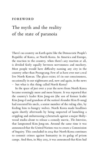 North Korea State Of Paranoia Paul French