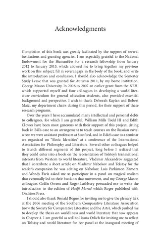 Transnational Tolstoy Between The West And The World John Burt Foster