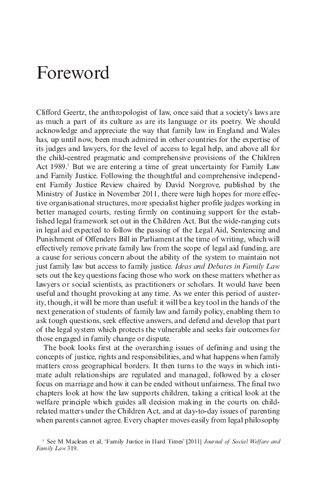 Ideas And Debates In Family Law Rob George