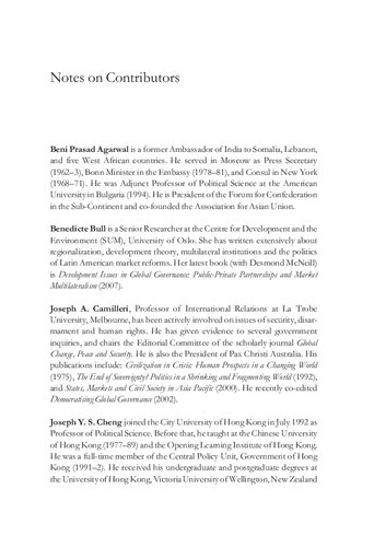 Challenges To Global Security Geopolitics And Power In An Age Of Transition Hussein Solomon Editor
