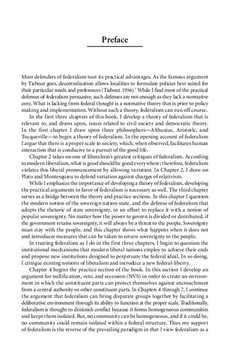 Federalism A Normative Theory And Its Practical Relevance Kyle Scott