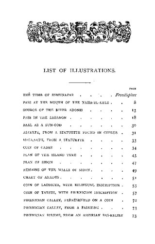Phoenicia History Of A Civilization 3rd Edition George Rawlinson