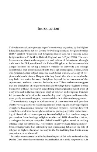 Theology And Religious Studies In Higher Education Global Perspectives Darlene L Bird Simon G Smith Editors