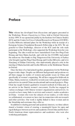 Chinese Women Organizing Cadres Feminists Muslims Queers Pingchun Hsiung Maria Jaschok Cecilia Milwertz Red Chan Editors