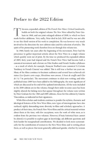 The French New Wave Critical Landmarks Peter Graham Ginette Vincendeau Editors