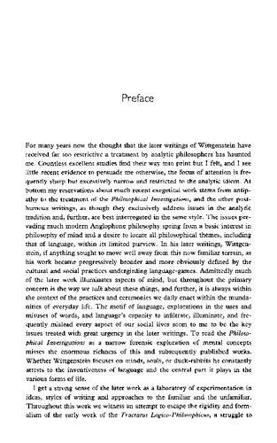 Wittgenstein And Gadamer Towards A Postanalytic Philosophy Of Language Chris Lawn