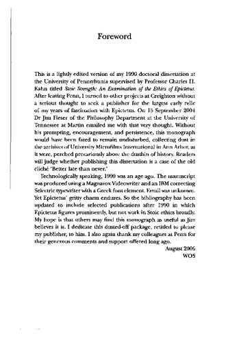 Stoic Ethics Epictetus And Happiness As Freedom William O Stephens