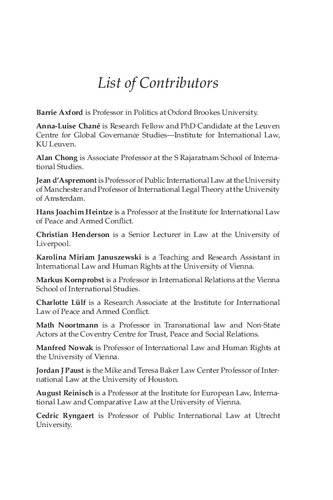 Nonstate Actors In International Law Math Noortmann August Reinisch Cedric Ryngaert Editors