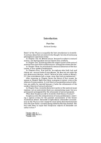 Simplicius On Aristotle Physics 2 Barrie Fleet