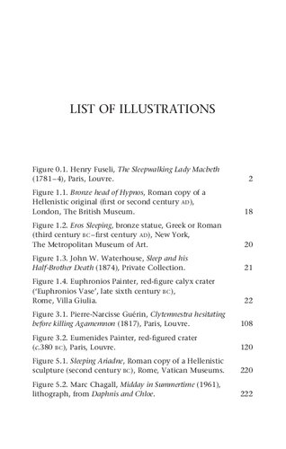 The Spell Of Hypnos Sleep And Sleeplessness In Ancient Greek Literature Silvia Montiglio