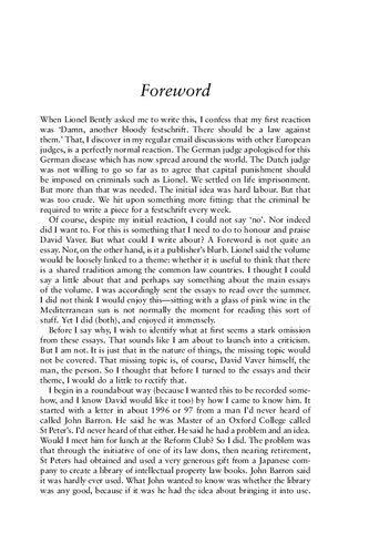 The Common Law Of Intellectual Property Essays In Honour Of Professor David Vaver Catherine W Ng Lionel Bently Giuseppina Dagostino Editors