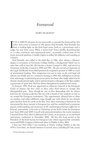 Of Courts And Constitutions Liber Amicorum In Honour Of Nial Fennelly Kieran Bradley Noel Travers Anthony Whelan Editors