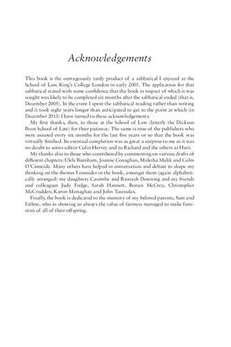 Discrimination Equality And The Law Aileen Mccolgan