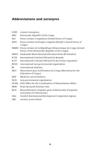Sexual Violence As A Weapon Of War Perceptions Prescriptions Problems In The Congo And Beyond Maria Eriksson Baaz Maria Stern