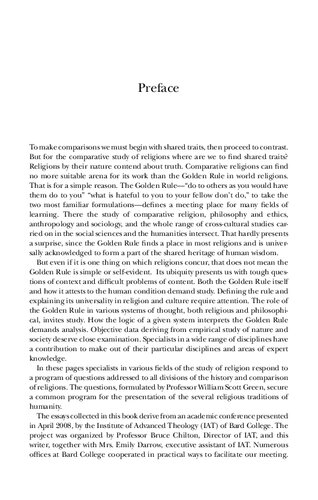 The Golden Rule The Ethics Of Reciprocity In World Religions Jacob Neusner Bruce Chilton Editors