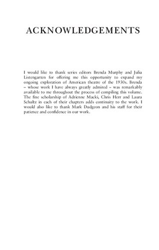 Modern American Drama Playwriting In The 1930s Voices Documents New Interpretations Anne Fletcher Brenda Murphy Julia Listengarten