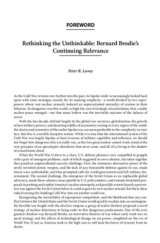State Of Doom Bernard Brodie The Bomb And The Birth Of The Bipolar World Barry Scott Zellen