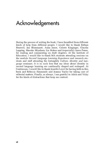 Second Language Identities David Block