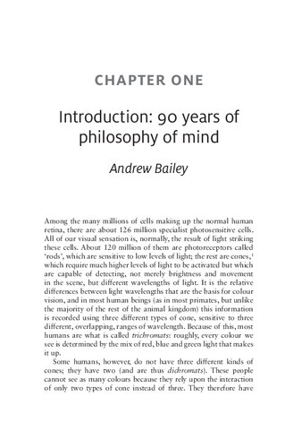 Philosophy Of Mind The Key Thinkers Andrew Bailey