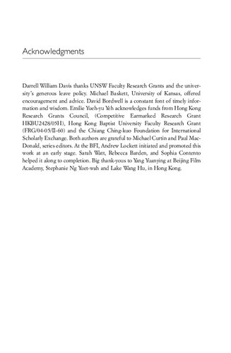 East Asian Screen Industries Darrell William Davis Emilie Yuehyu Yeh