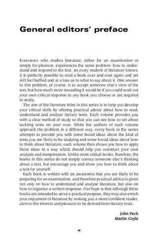 Literary Terms And Criticism John Peck Martin Coyle