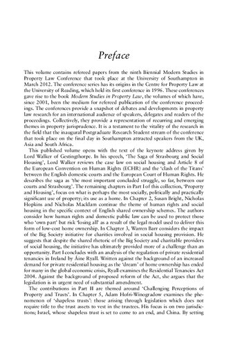 Modern Studies In Property Law Volume 7 Nicholas Hopkins Editor