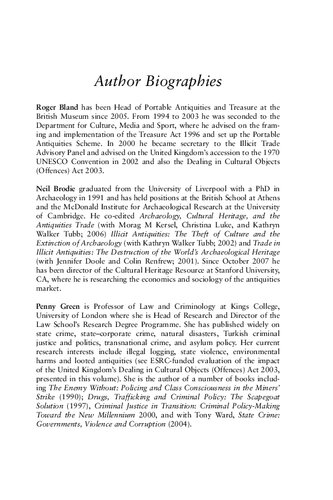 Criminology And Archaeology Studies In Looted Antiquities Simon Mackenzie Penny Green Editors
