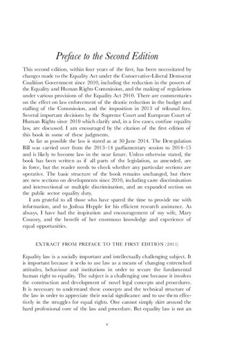 Equality The Legal Framework Second Edition Bob Hepple